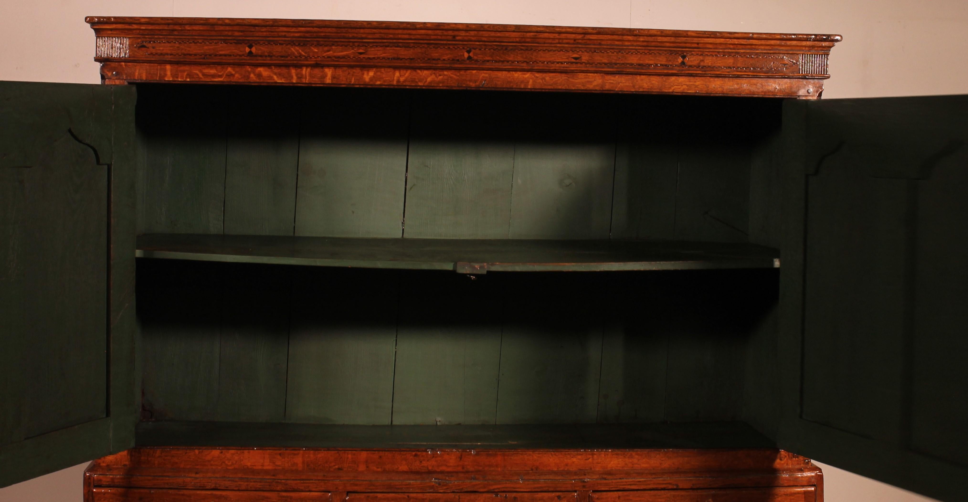 Georgiano Credenza in Oak - 18° secolo in vendita