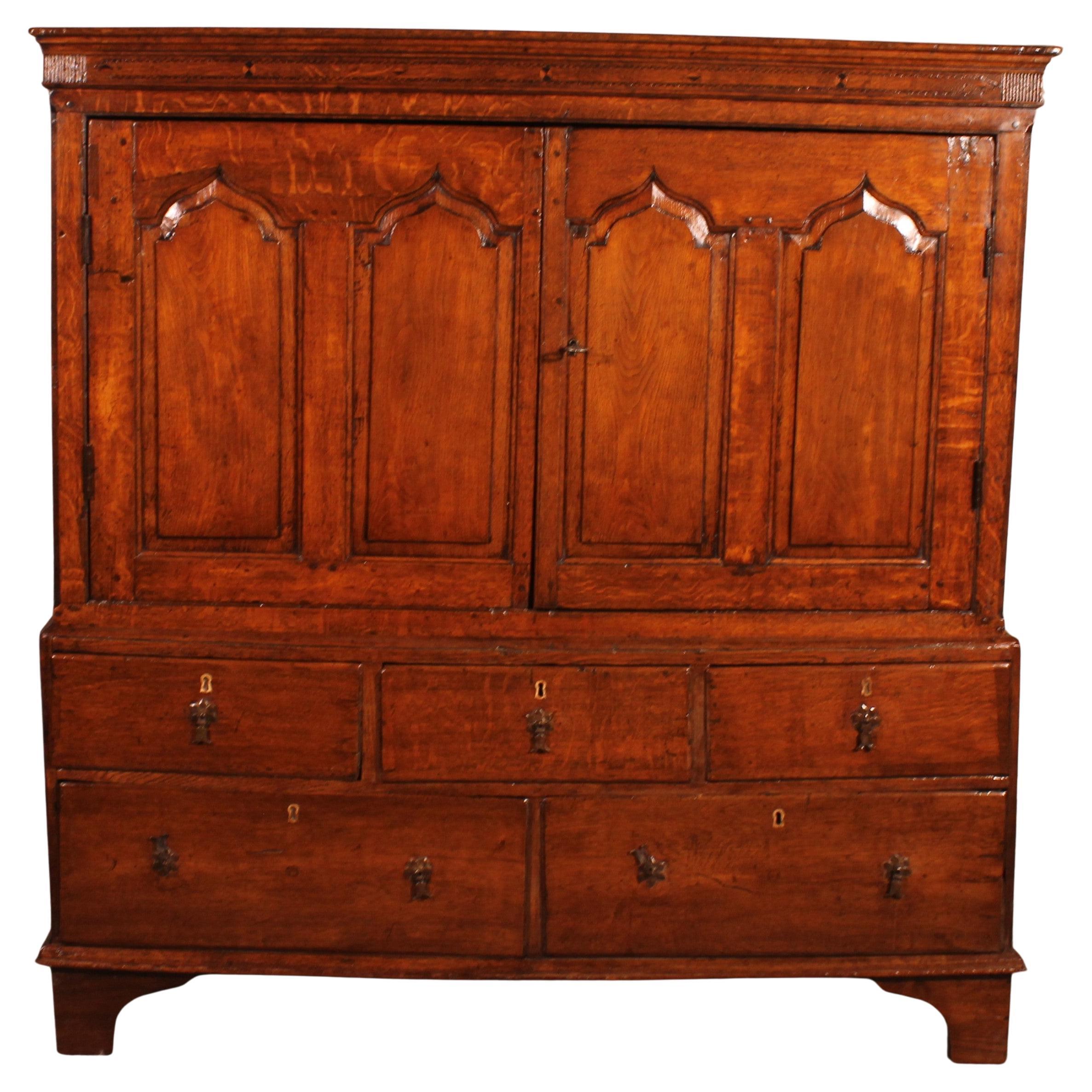 Oak Cupboard - 18th Century
