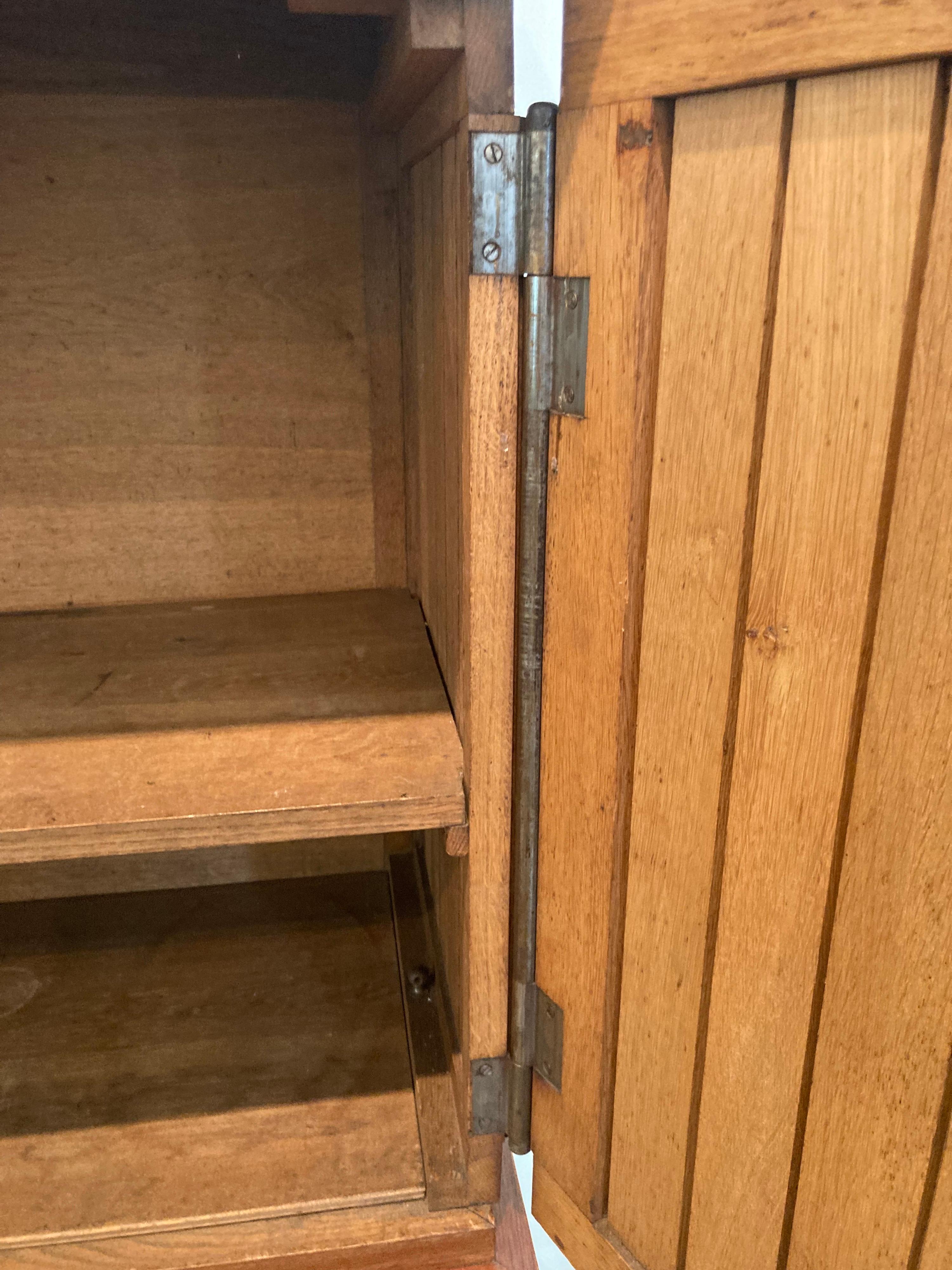 Oak Cupboard by Maurice Dufrene In Good Condition For Sale In East Hampton, NY