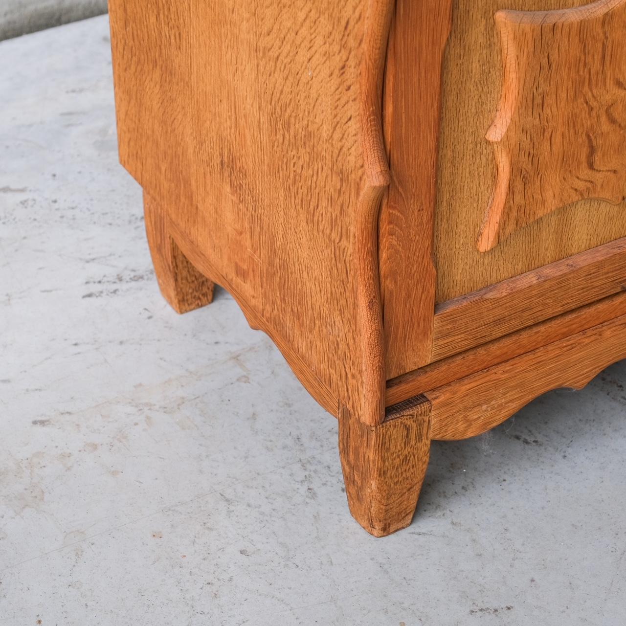 Oak Danish Mid-Century Bedside Cabinets or Sideboards attr. to Henning Kjaernulf For Sale 6
