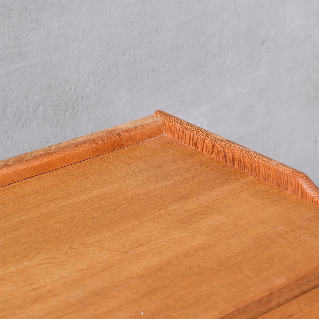 Oak Danish Mid-Century Bedside Cabinets or Sideboards attr. to Henning Kjaernulf For Sale 9