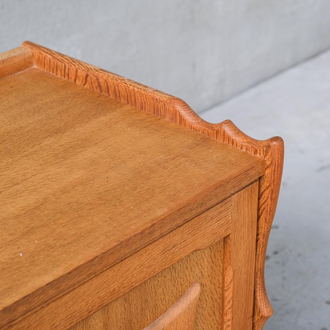 Oak Danish Mid-Century Bedside Cabinets or Sideboards attr. to Henning Kjaernulf For Sale 10