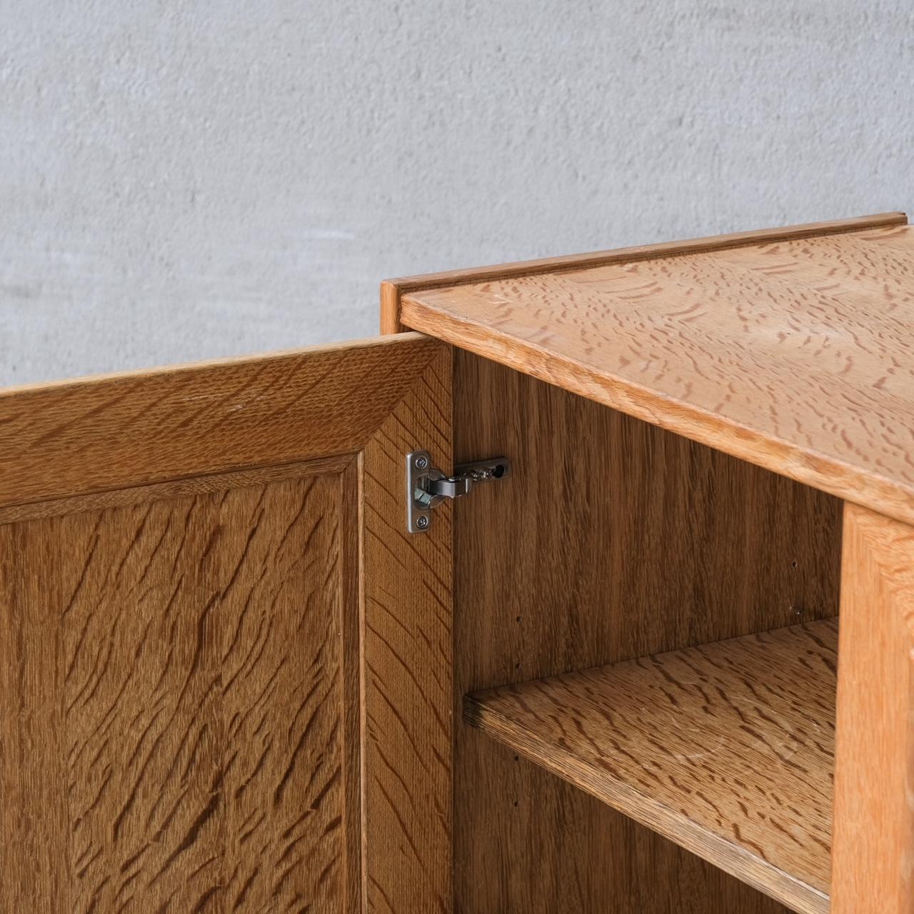 Mid-20th Century Oak Danish Mid-Century Bedside Cabinets or Sideboards attr. to Henning Kjaernulf