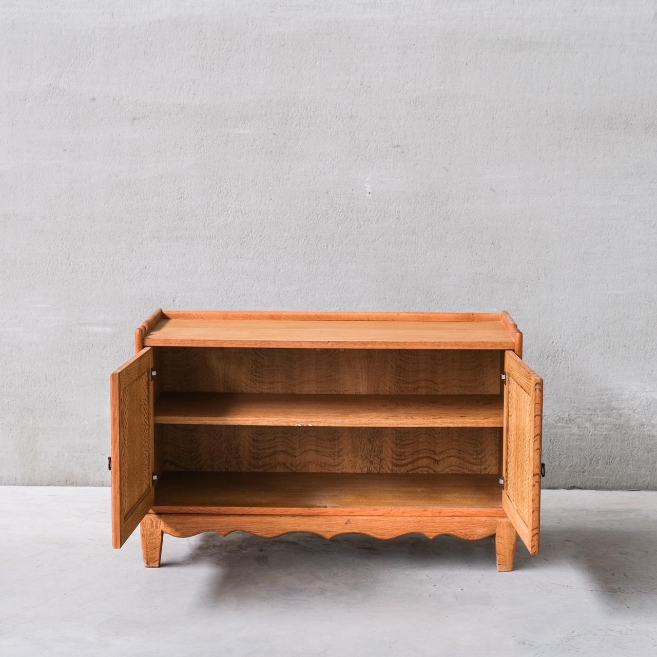 Oak Danish Mid-Century Bedside Cabinets or Sideboards attr. to Henning Kjaernulf For Sale 1