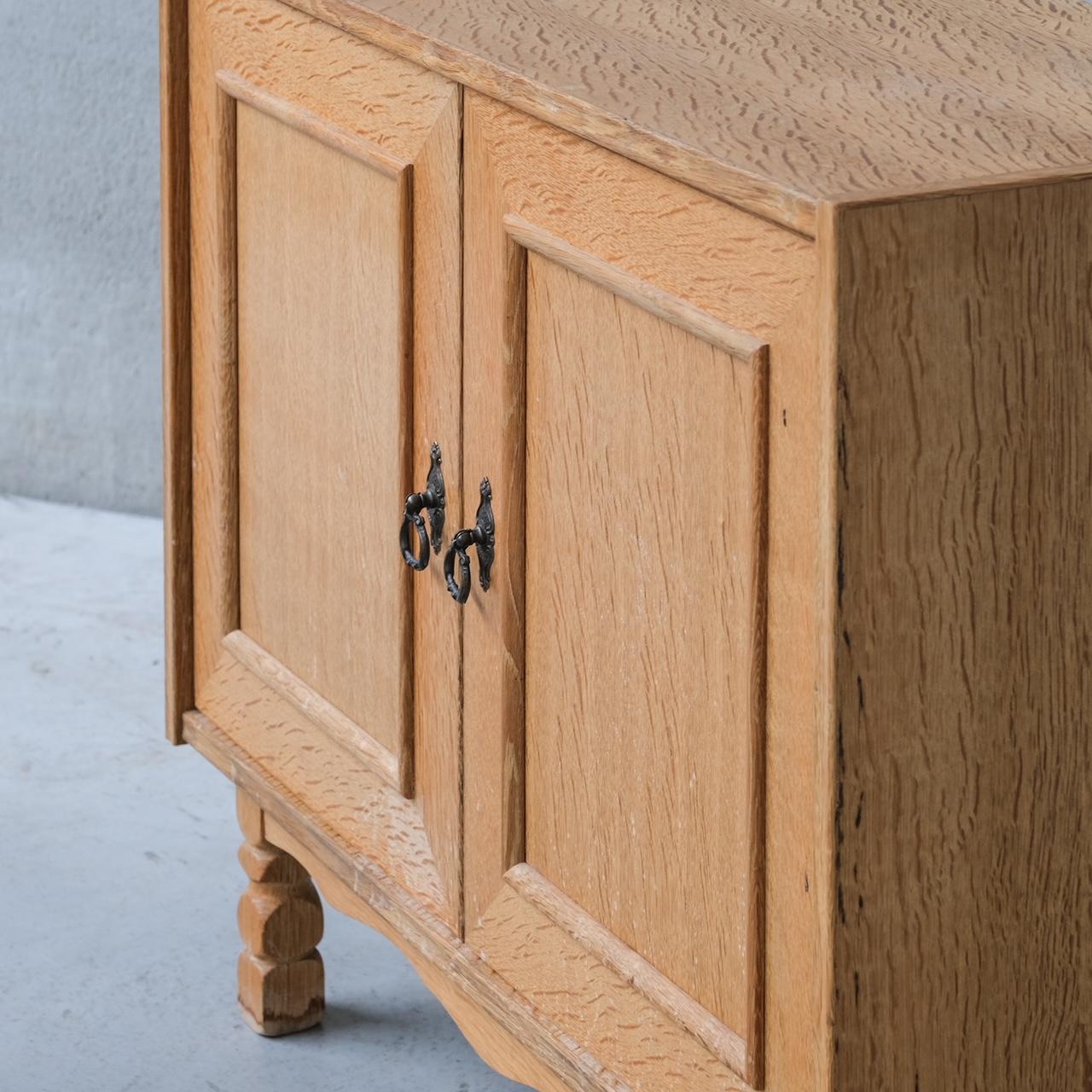 Oak Danish Mid-Century Bedside Tables or Sideboards in manner of Kjaernulf 7