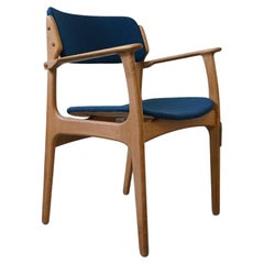 Oak Danish Modern Arm Chair by Erik Buch Model 50