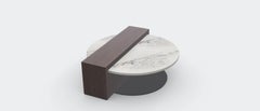 Oak Dark Calacata Vagli Supreme Coffee Table by Milla & Milli