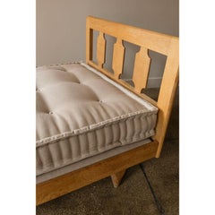 Oak Daybed by Guillerme & Chambron, 1960s