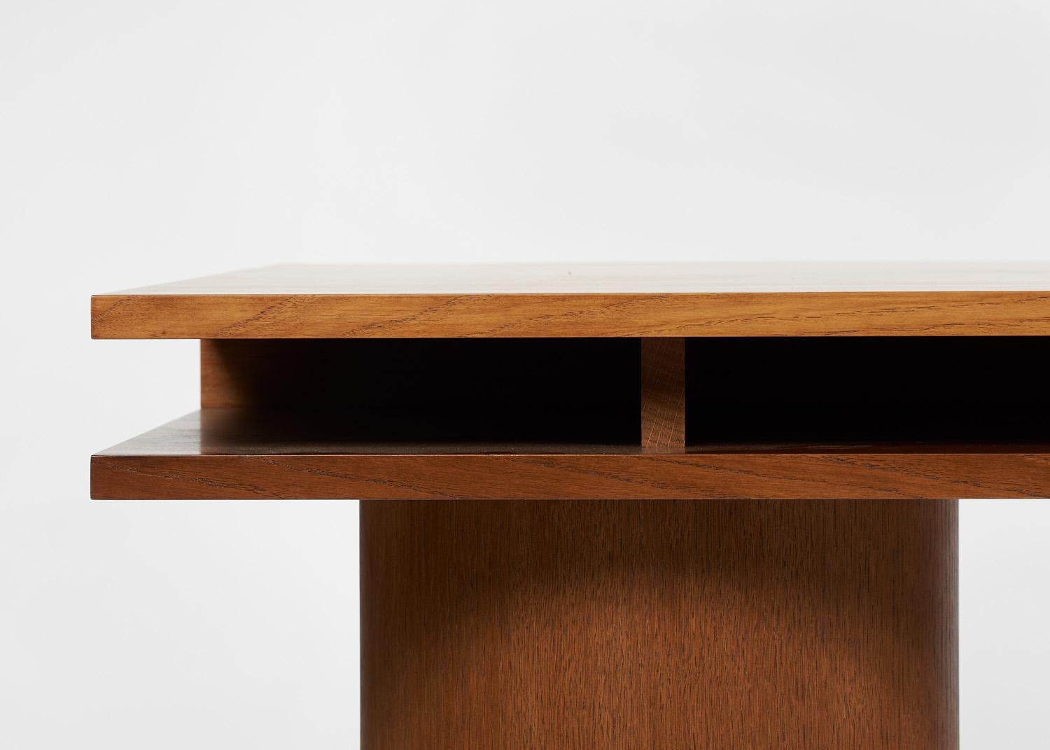 Oak Desk by STUDIO HAOS exclusively made for St. Vincents` fifth anniversary. 


Sophie Gelinet and Cédric Gepner never had any formal training in furniture design. It is a shared passion that led the couple to create a first lamp, which became the