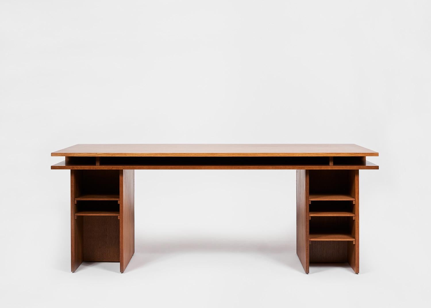 French Oak Desk 01 by Studio Haos for ST VINCENTS  For Sale