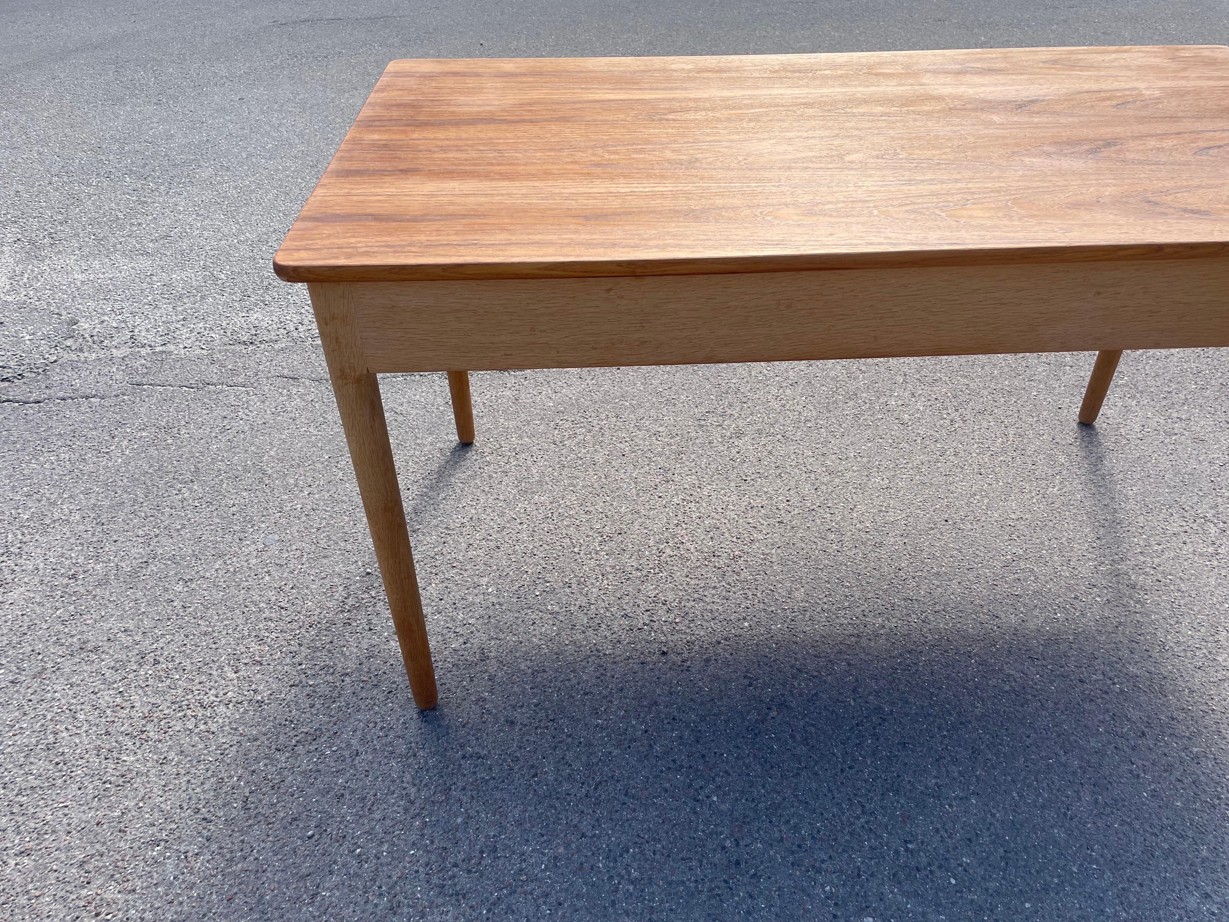 Quercia Scrivania Oak di Hans Wegner per Andreas Tuck, Danimarca, anni '50 in vendita