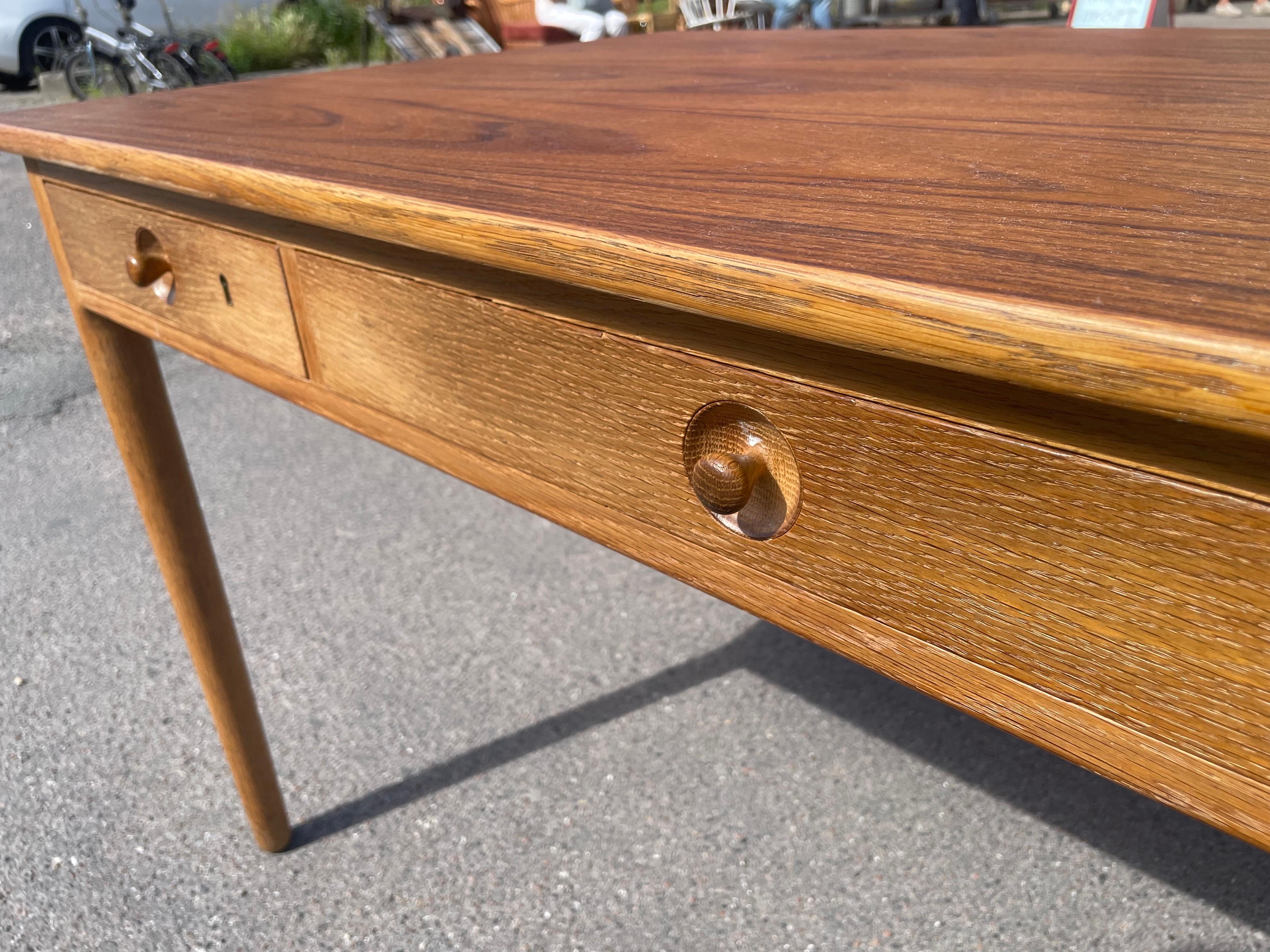 Scrivania Oak di Hans Wegner per Andreas Tuck, Danimarca, anni '50 in vendita 2