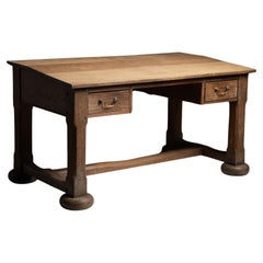 Used Oak Desk, England circa 1820