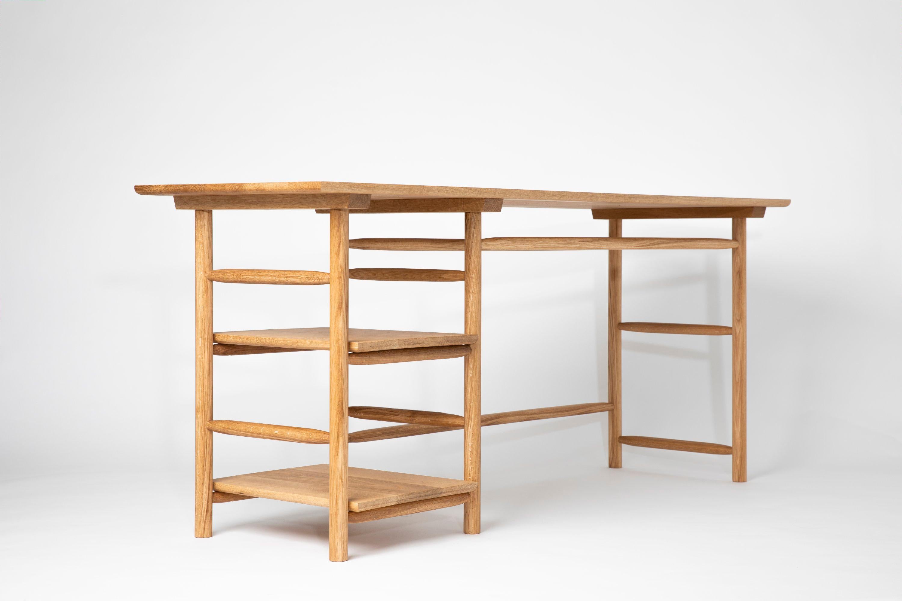 Moderne Oak-desk en vente