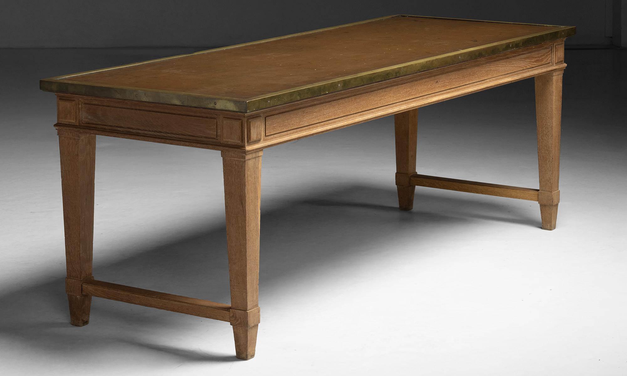 Oak Desk France, 1930 in vendita 1