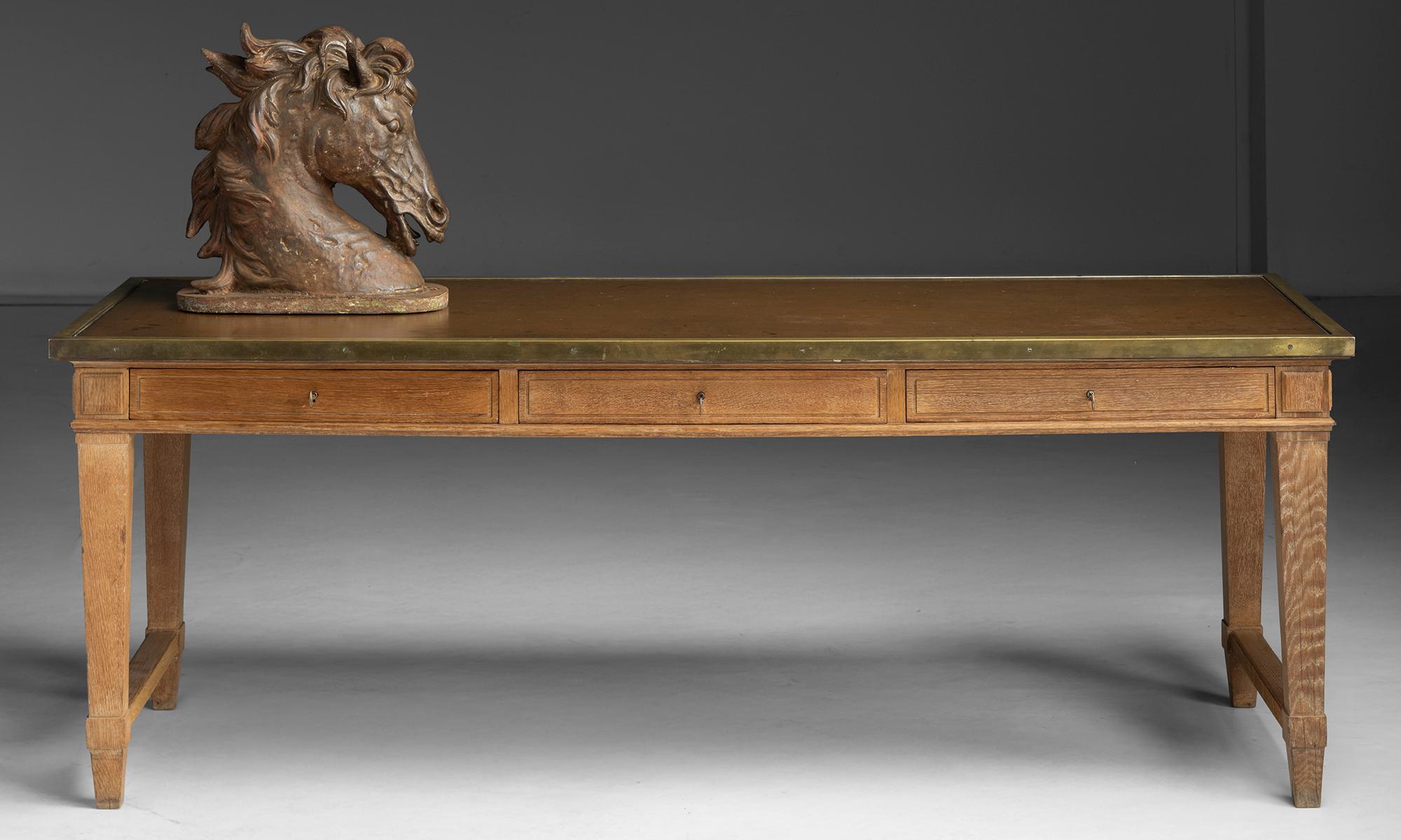 Oak Desk France, 1930 in vendita 2