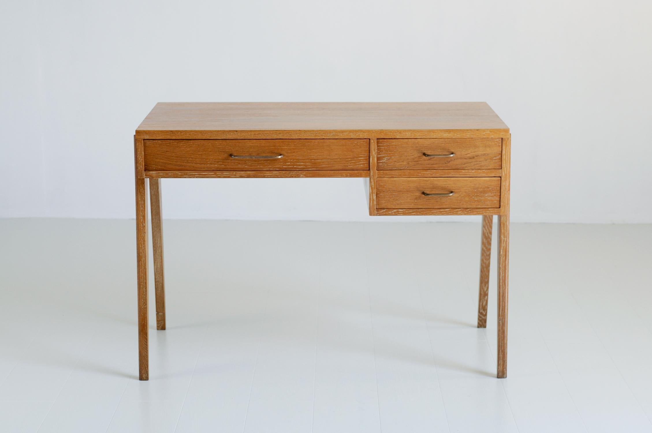 Oak desk, French Reconstruction 1950 1