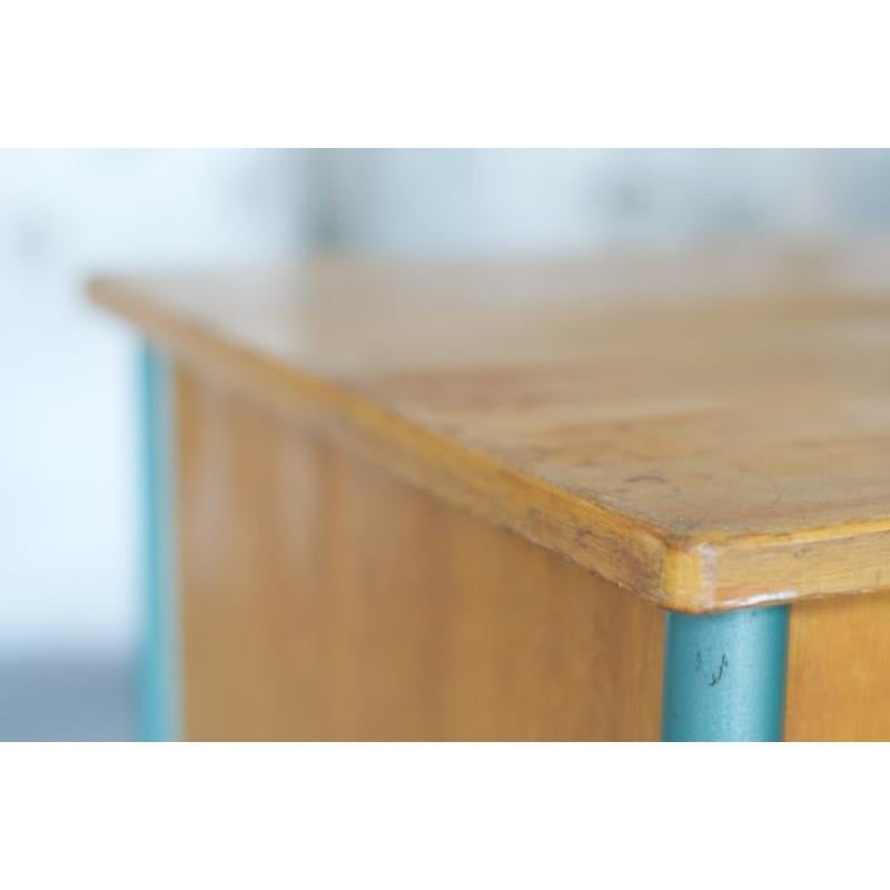Modern Oak Desk from Jean Prouvé Workshops, 1950 For Sale