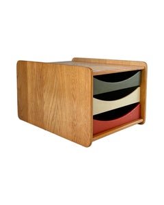 Oak desk organizer by Borge Mogensen for ILLUMS BOLIGHUS