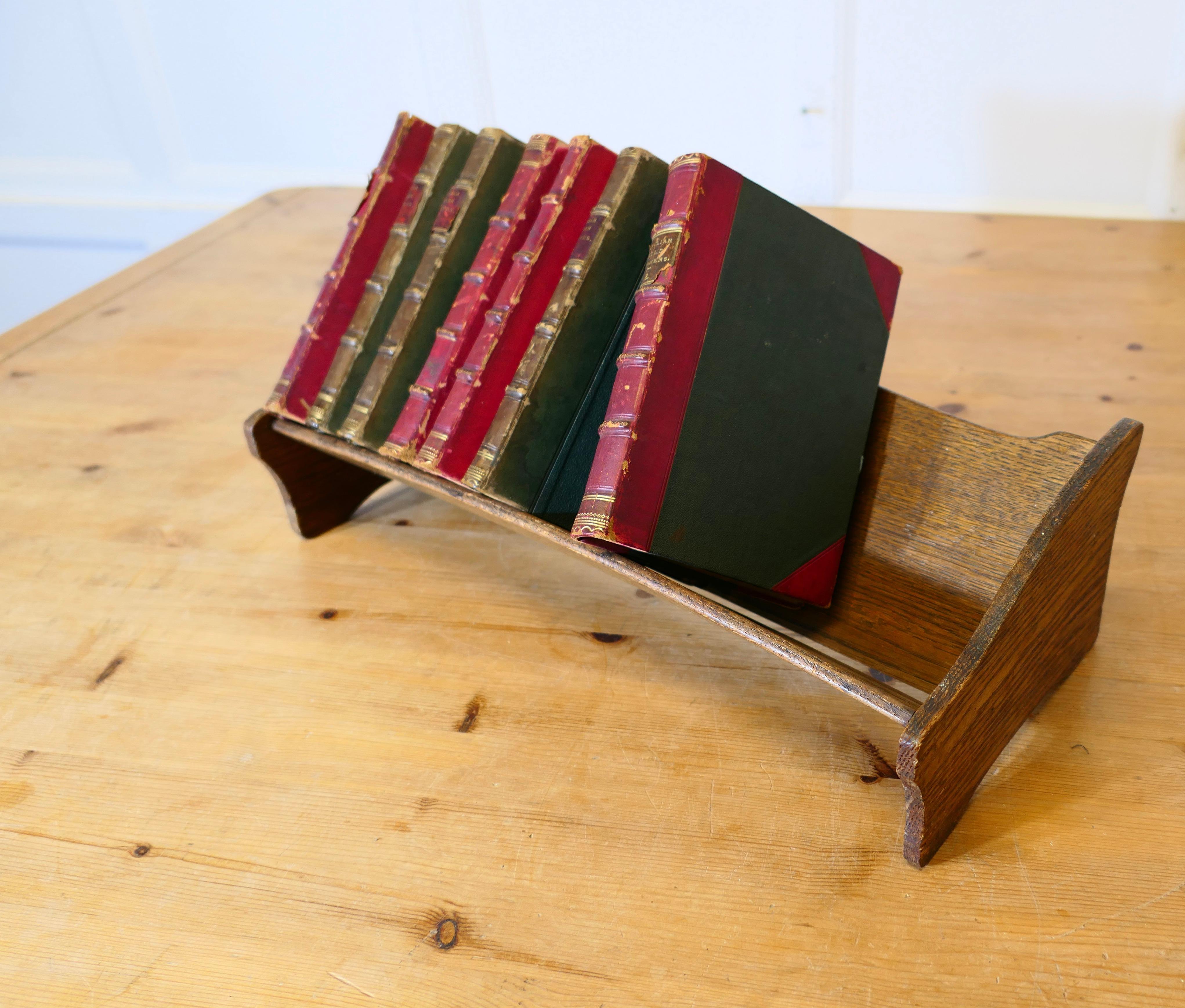 OAK Desk Top Book Trough (Eichenholz) im Angebot