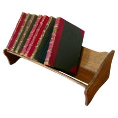 OAK Desk Top Book Trough