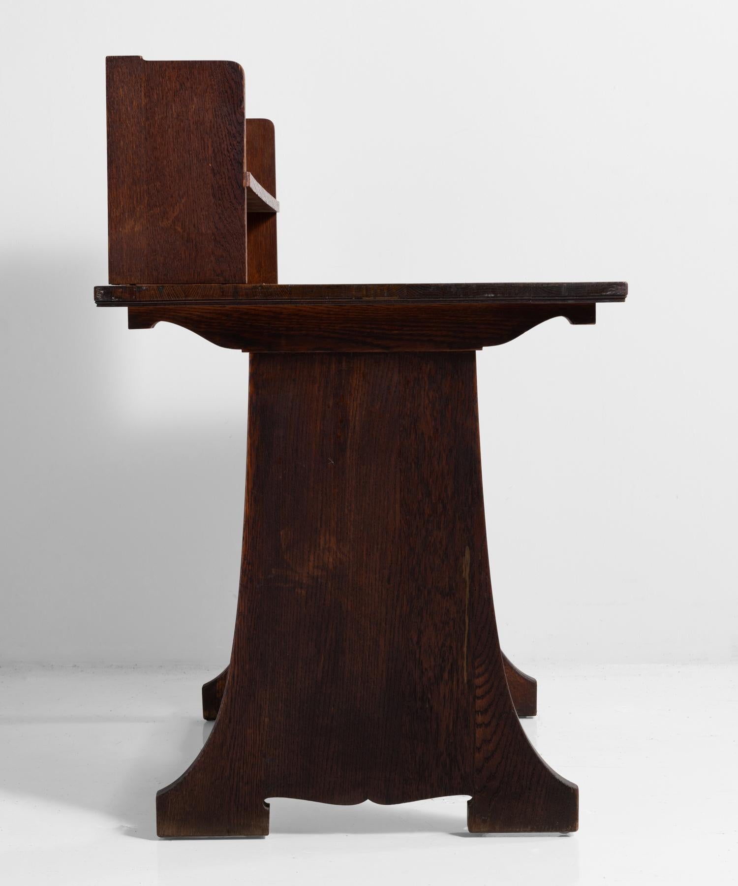 20th Century Oak Desk from Harvard Divinity School