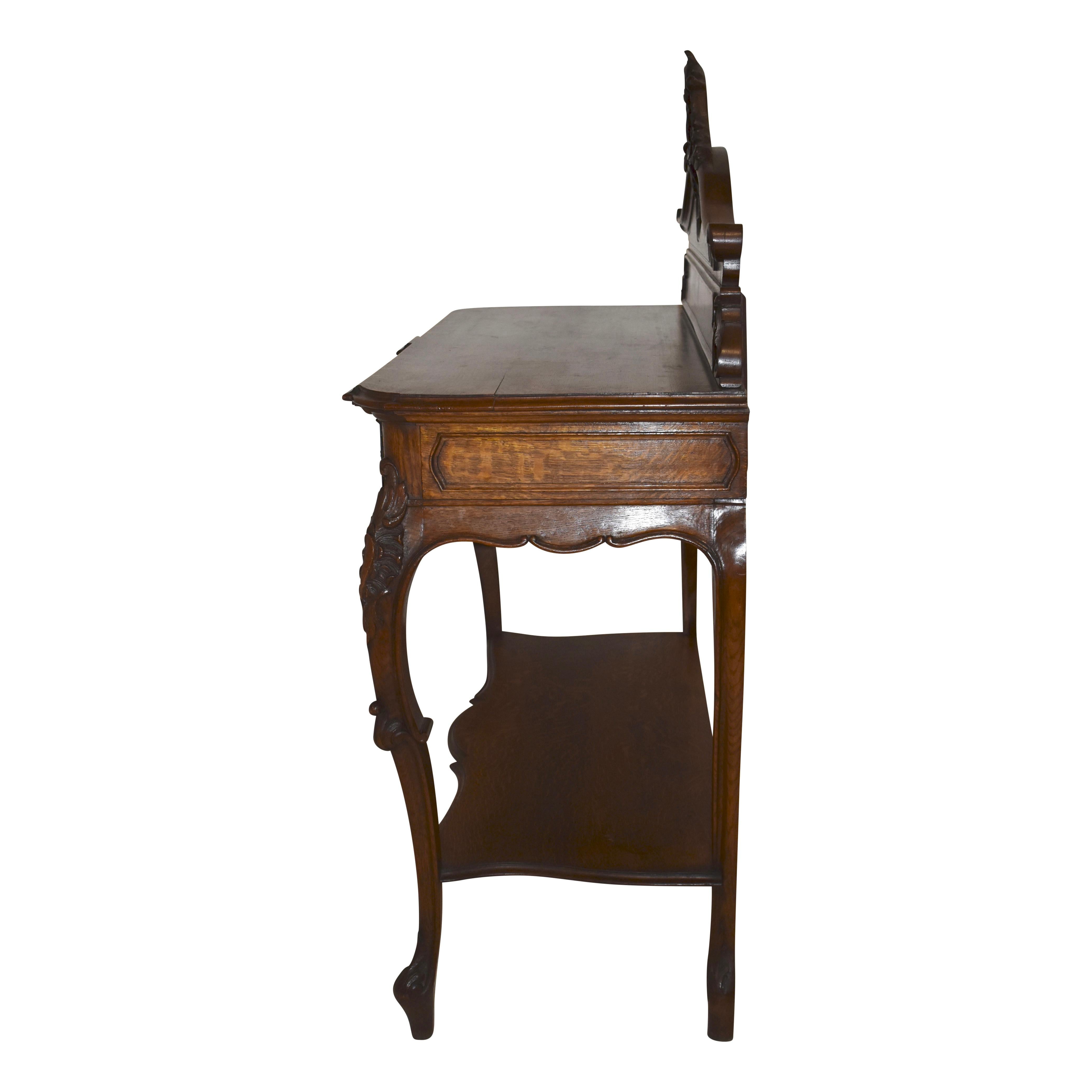 Luigi XV Buffet da dessert in Oak, 1880 circa in vendita