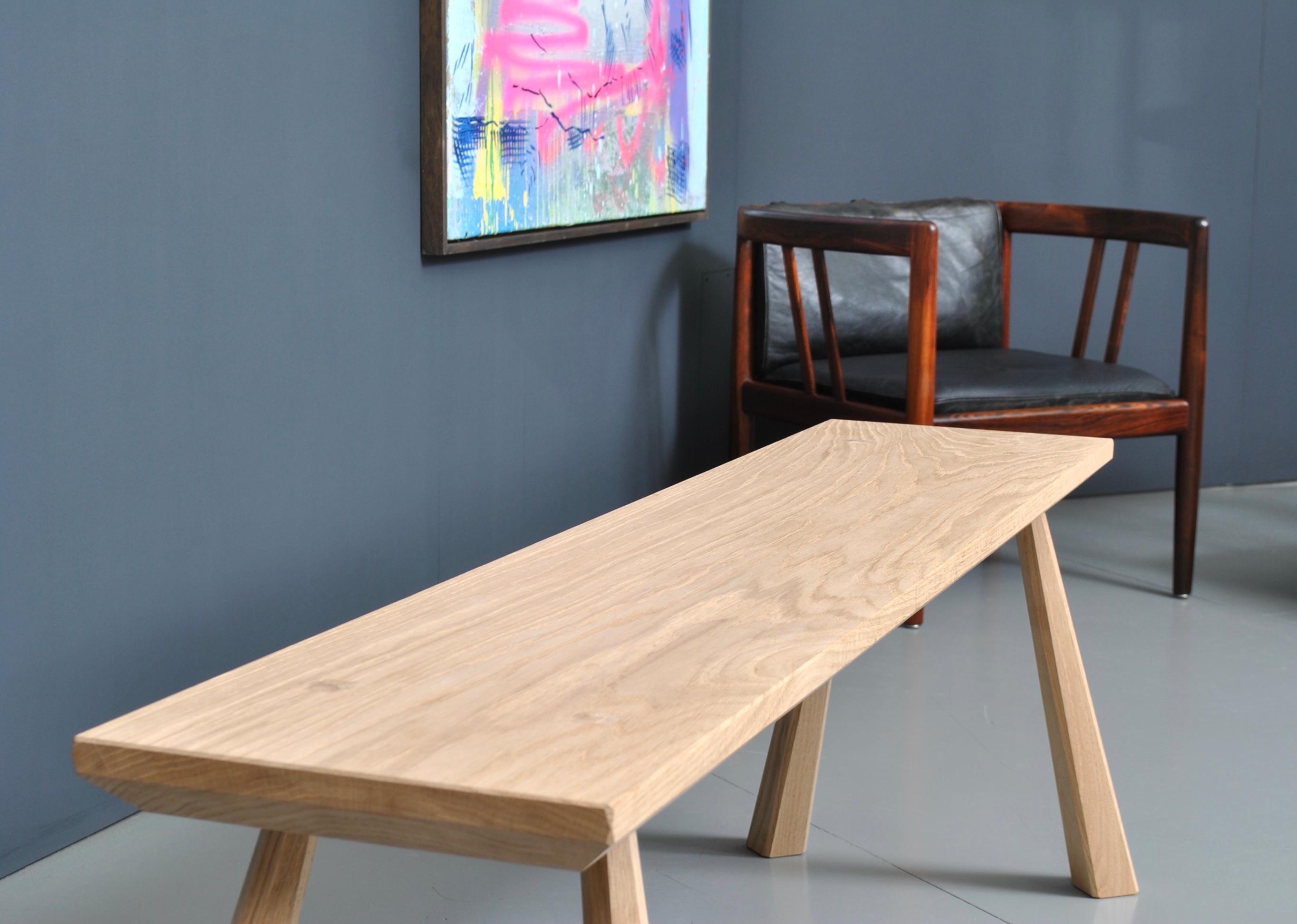 Oak Dining Bench, Handcrafted, Bibbings & Hensby 2