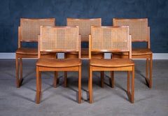 Oak Dining Chairs by Kai Lyngfeldt Larsen, 1960s, Set of 5