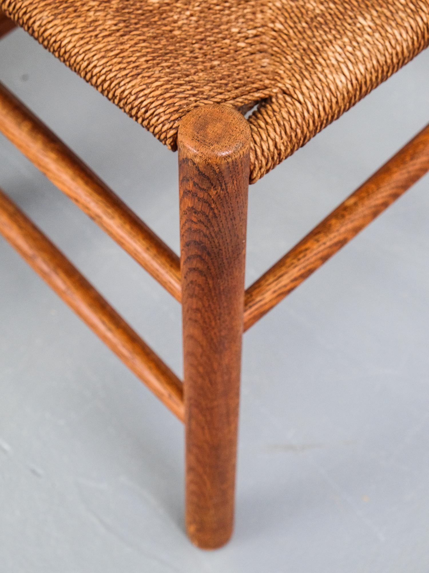 Oak Dining Chairs Model J39 by Børge Mogensen, Set of Five 5