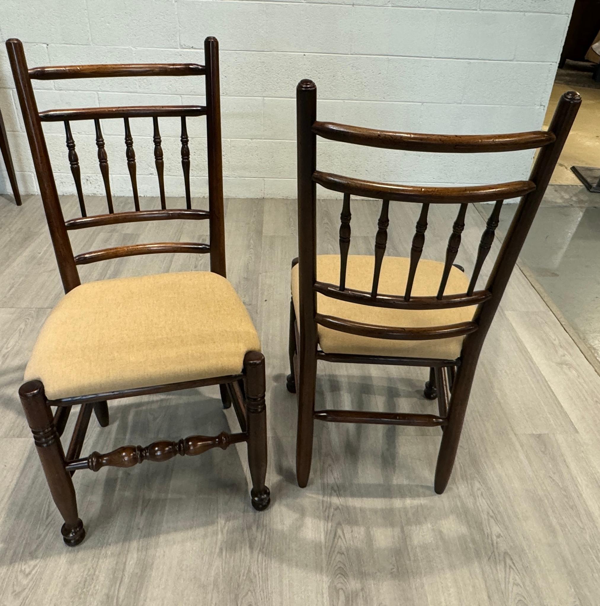 Oak Dining Chairs Traditional English Tudor Style For Sale 2