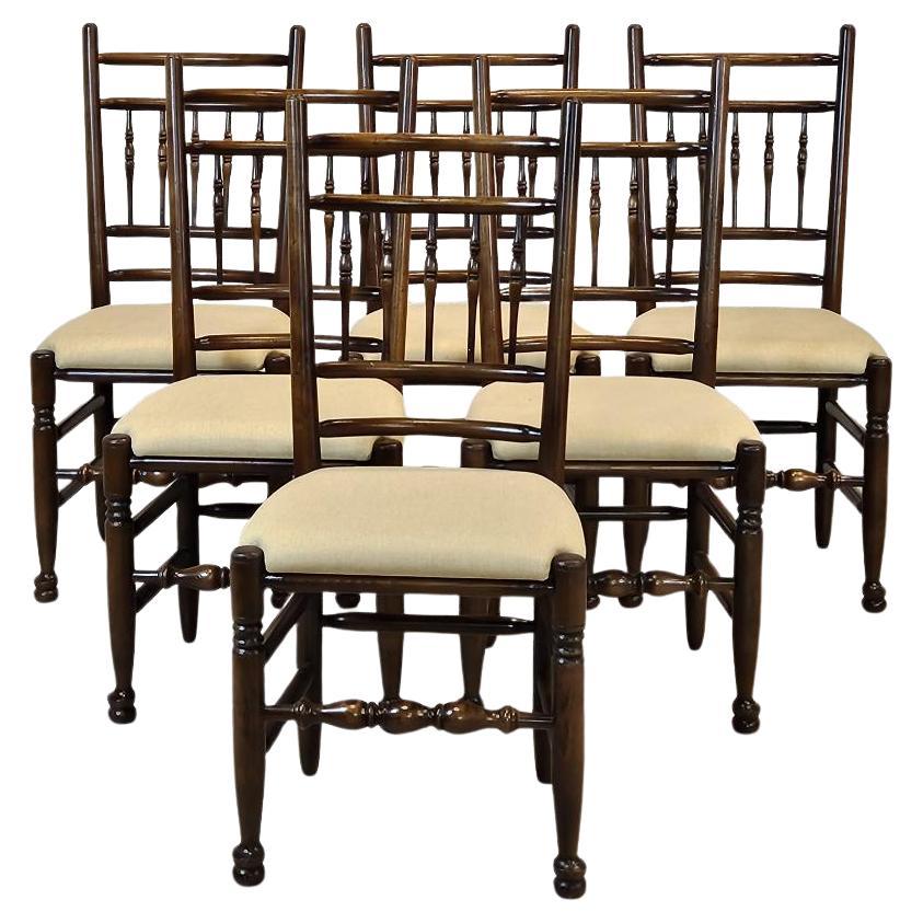Oak Dining Chairs Traditional English Tudor Style