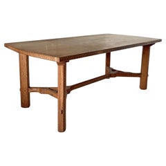 Tavolo da pranzo in Oak secondo il design di Sidney Barnsley