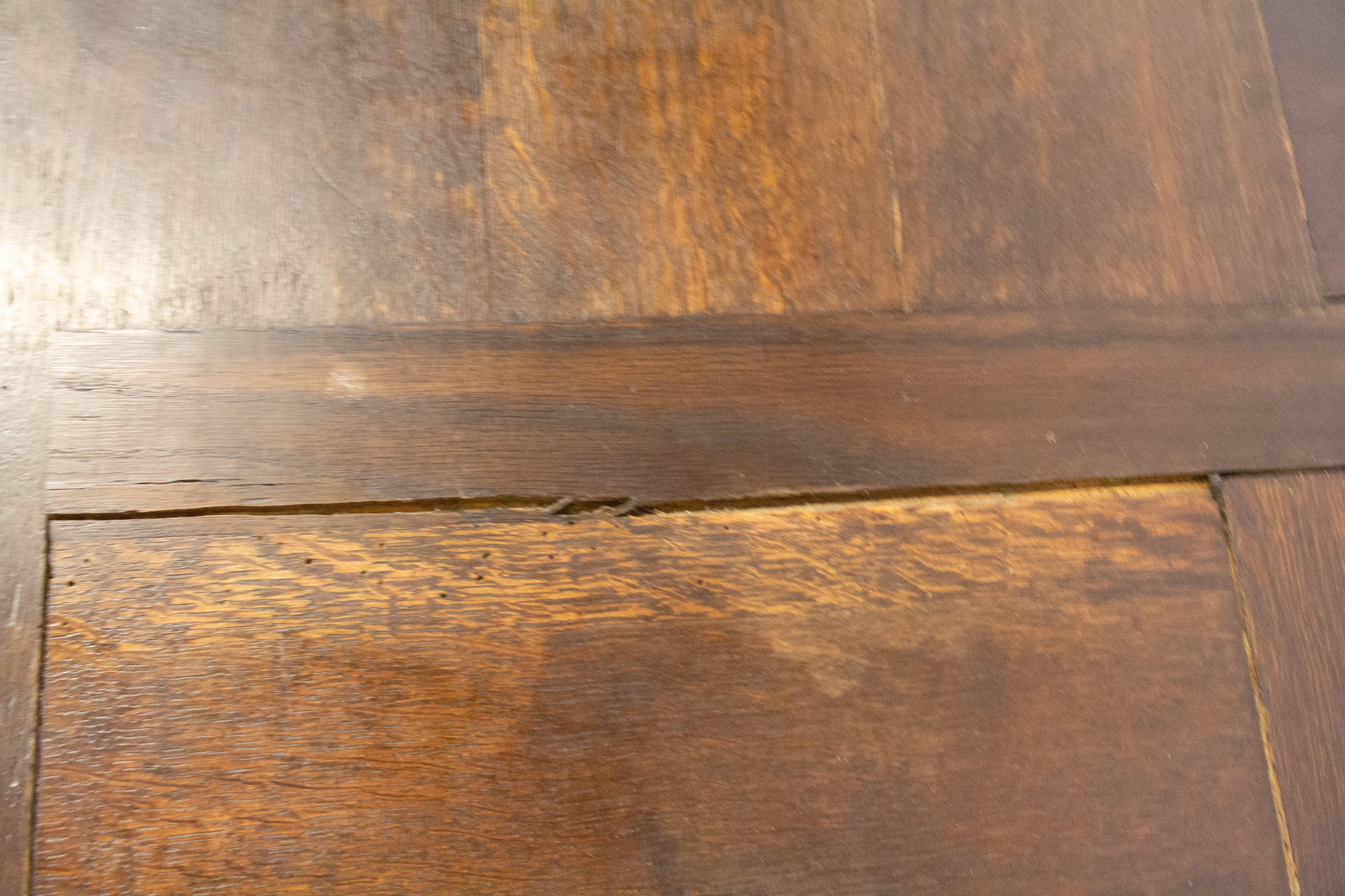 Oak Dining Table Basque Spanish Renaissance Revival Refectory Extends Midcentury 4
