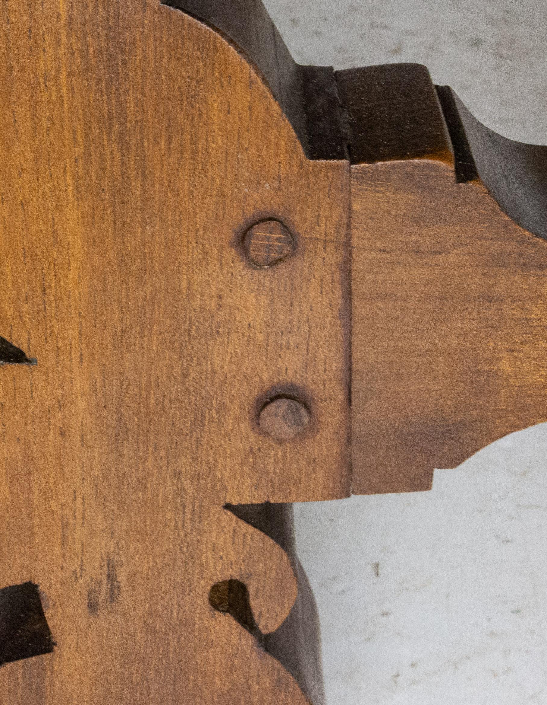 Oak Dining Table Basque Spanish Renaissance Revival Refectory Midcentury, Mid-C. 8