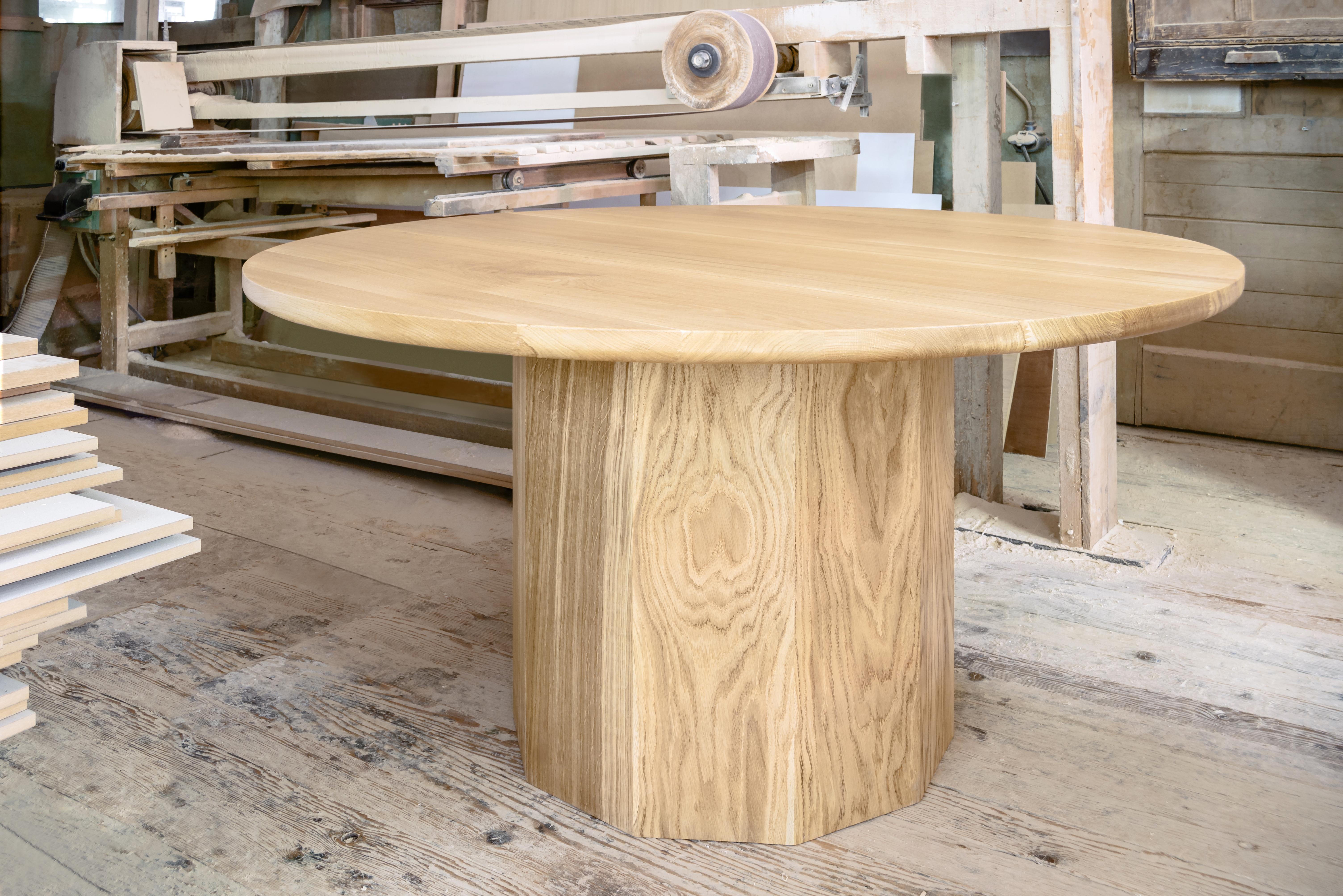 Modern Oak Dining Table by Daniel Nikolovski