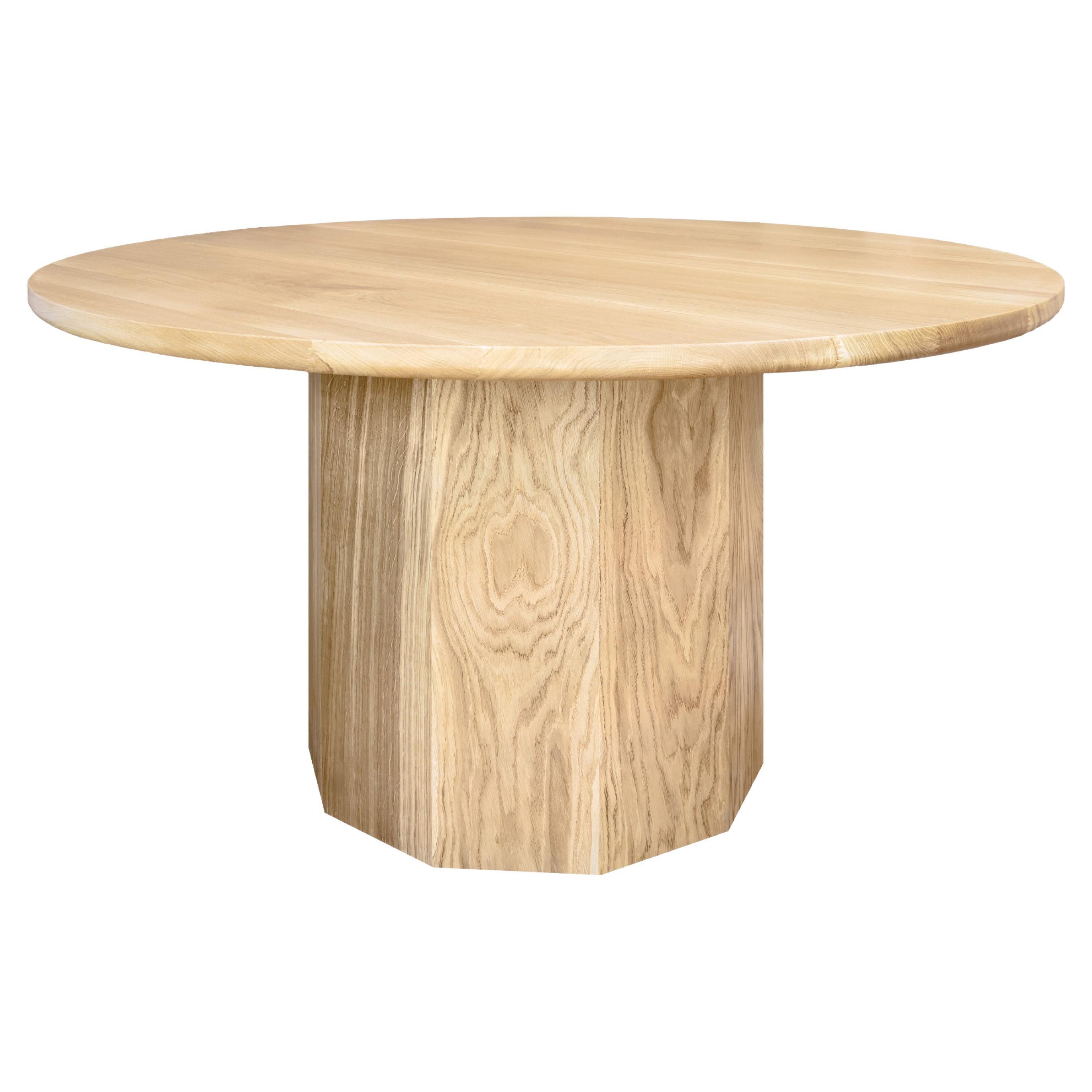 Table de salle à manger en chêne de Daniel Nikolovski en vente