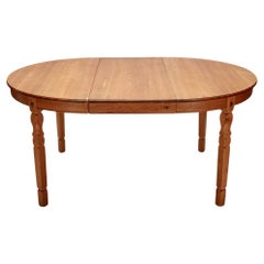 Used Oak Dining Table by Henry Kjaernulf