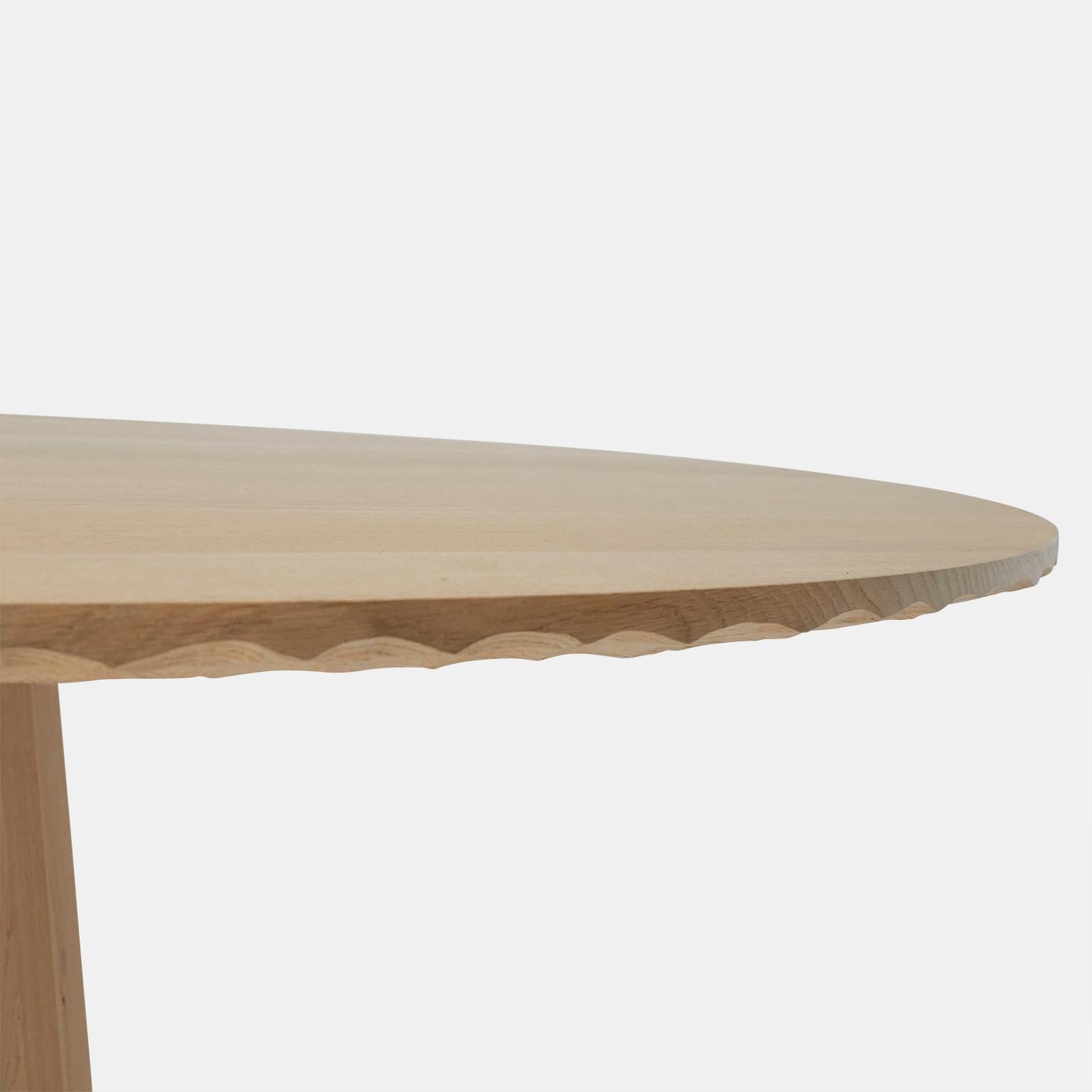 Dutch Oak Dining Table by Kaspar Hamacher For Sale