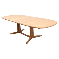 Table de salle à manger en chêne de Niels Moller pour Gudme Mobelfabrik, années 1960