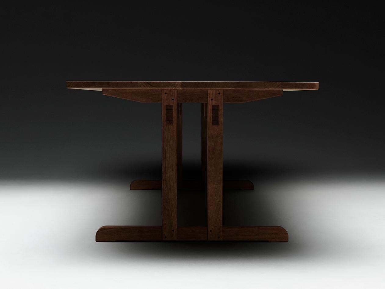 Swedish Oak Dining Table  For Sale