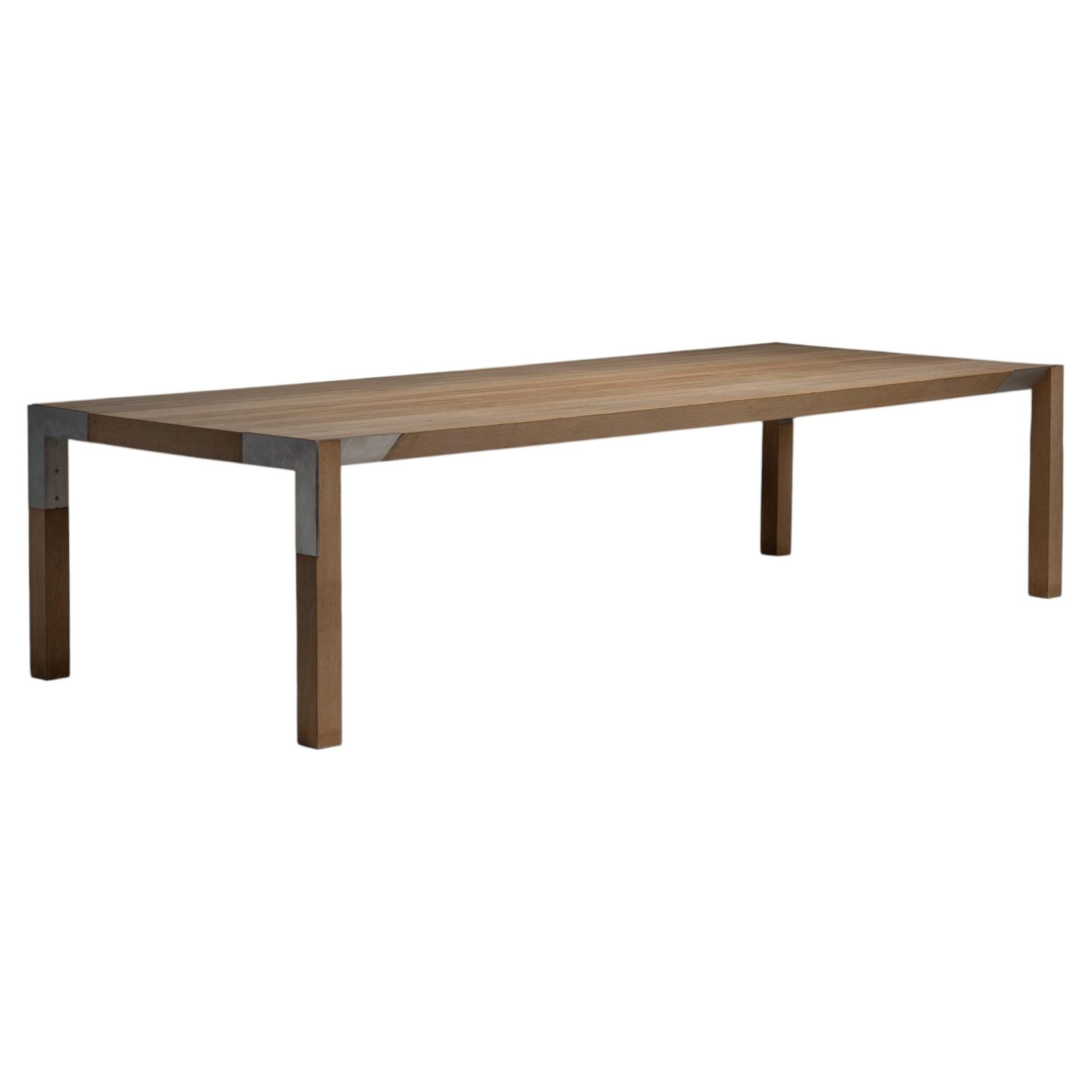 Oak Dining Table, France 1970