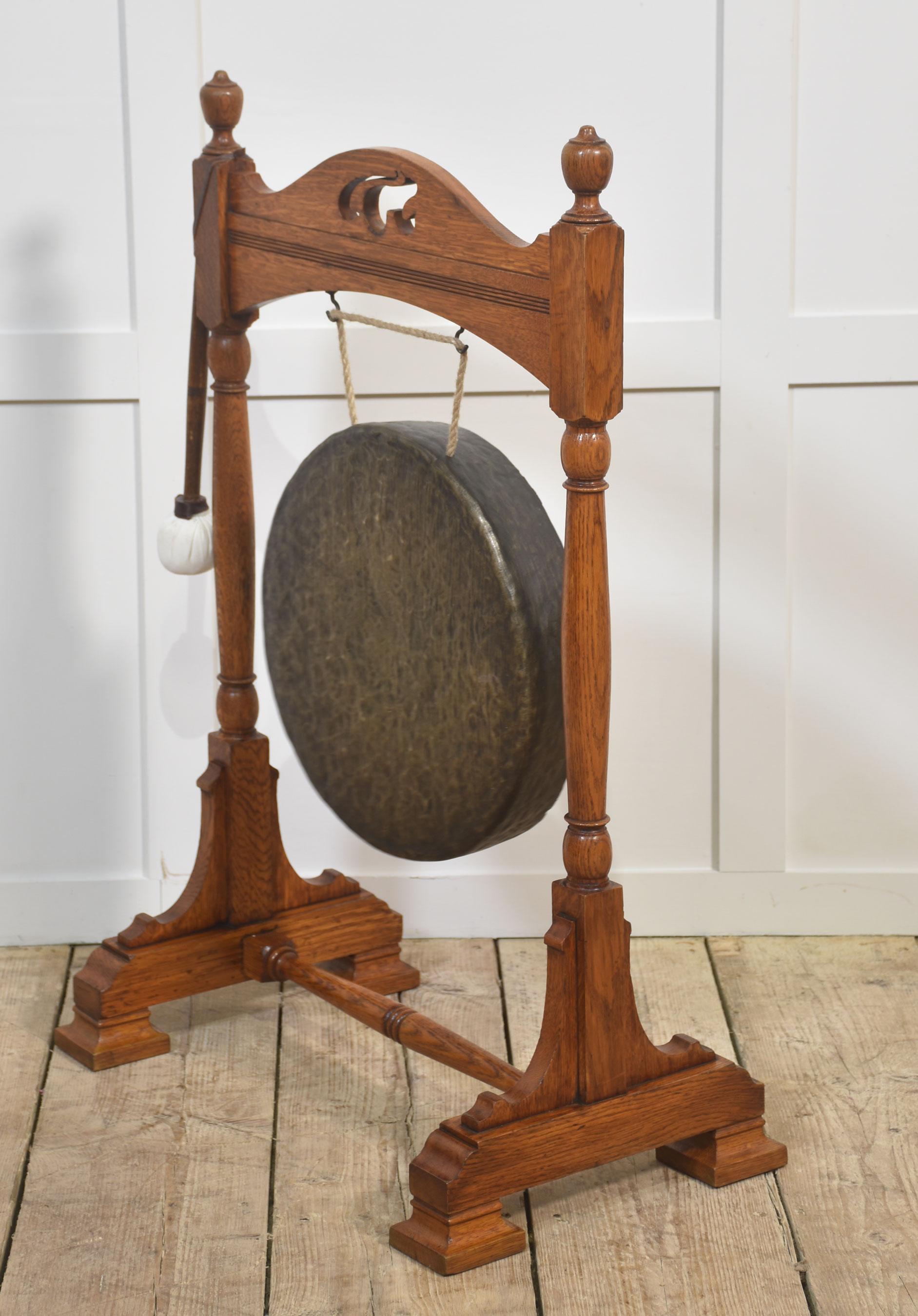 Gong della cena di Oak in vendita 1