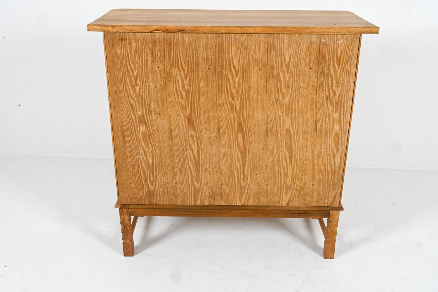 Oak Display Cabinet By Henry Kjærnulf, Denmark 1970s 3