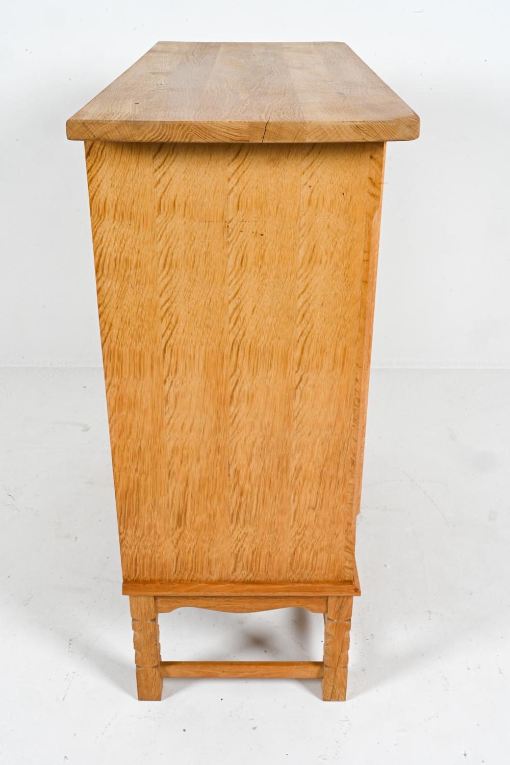 Oak Display Cabinet By Henry Kjærnulf, Denmark 1970s 4