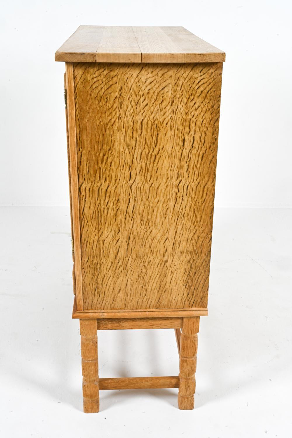 Oak Display Cabinet By Henry Kjærnulf, Denmark 1970s For Sale 7