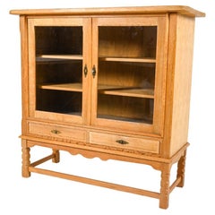 Used Oak Display Cabinet By Henry Kjærnulf, Denmark 1970s