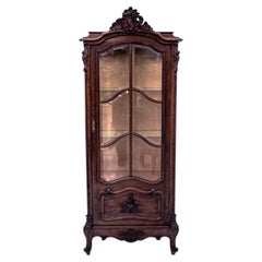 Oak Display Cabinet, France, Around 1900, Antique