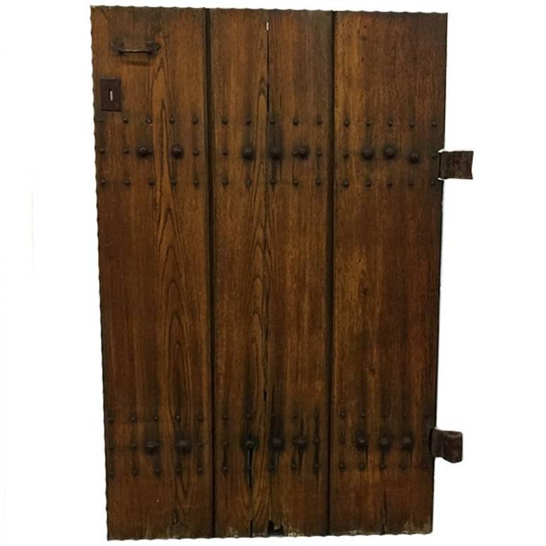 Oak Door from the Church O.L. Vrouw van Lourdes, Scheveningen, the Haque ‘NL’ For Sale