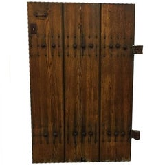 Vintage Oak Door from the Church O.L. Vrouw van Lourdes, Scheveningen, the Haque ‘NL’